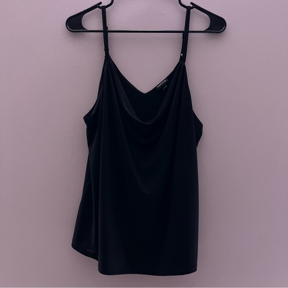 Torrid Black Cowl Neck Cami 00